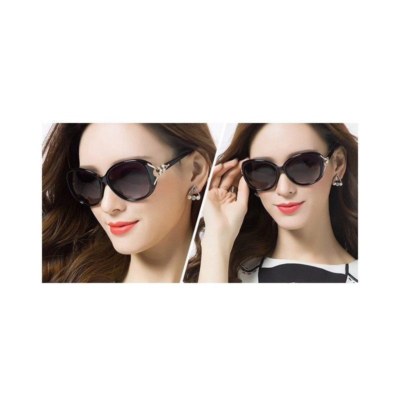 PORPEE Gafas de Sol Mujer Polarizadas, 2021 Gafas de Sol Moda con  Tecnología de Incrustación de Diamante - Lentes… - Modo Moda